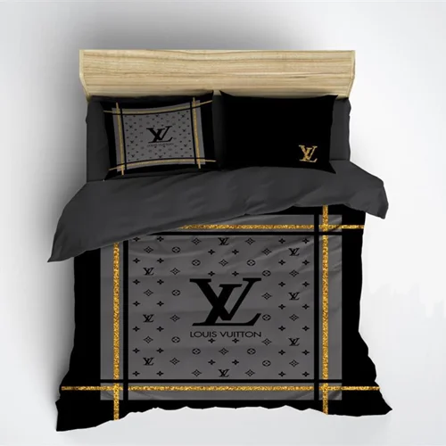 سرویس خواب تک نفره طرح Louis Vuitton