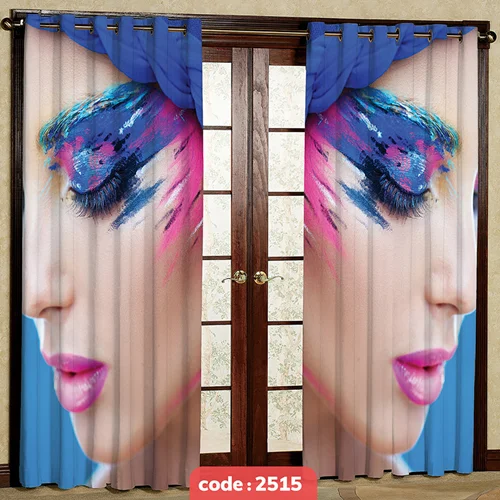پرده پانچی تصویری مدل چهره کد S-2515