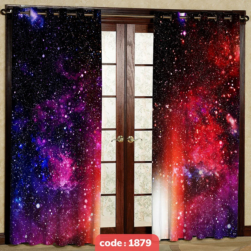 پرده پانچی تصویری مدل Galaxy کد S-1879
