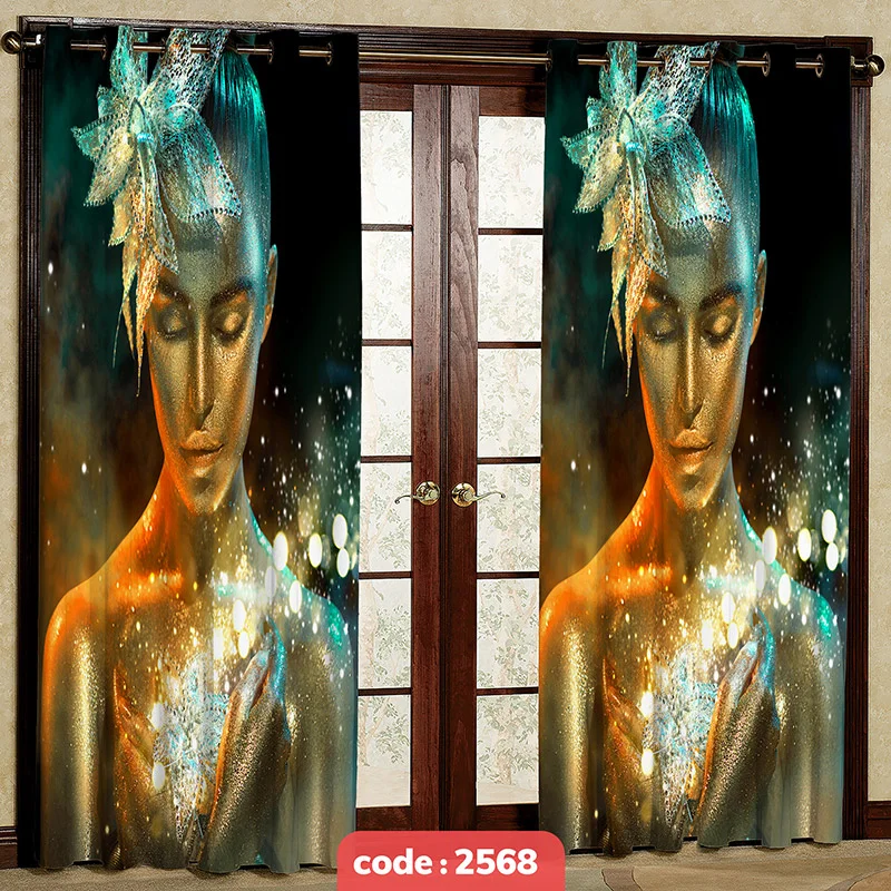 پرده پانچی تصویری مدل چهره کد S-2568