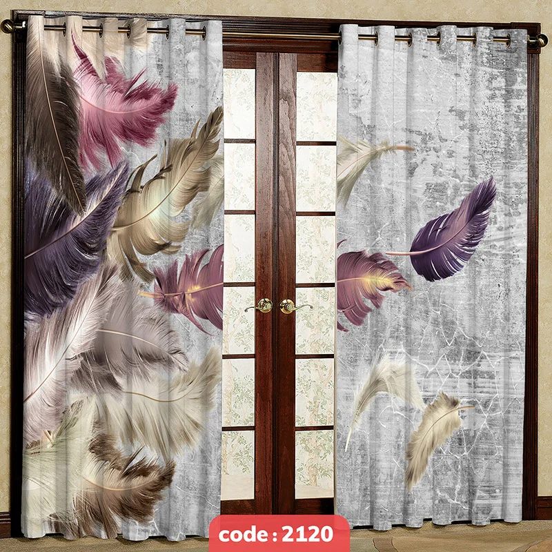پرده پانچی تصویری مدل پر کد S-2120