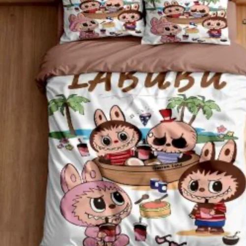 سرویس خواب تک نفره طرح لبوبو labubu