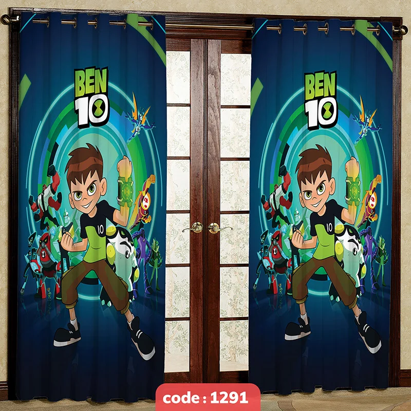 پرده پانچی اتاق کودک مدل بنتن کد S-1291