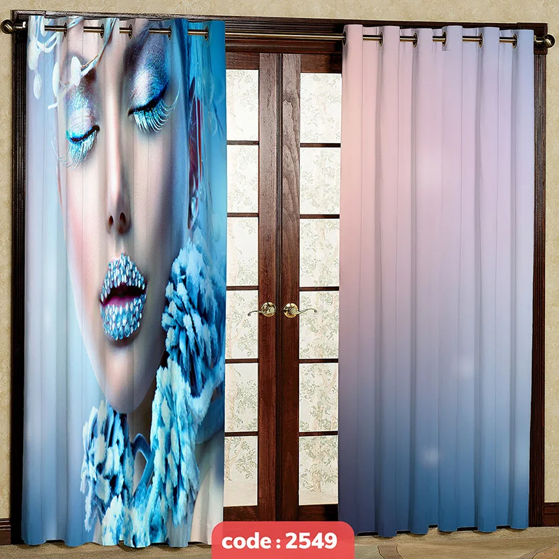 پرده پانچی تصویری مدل چهره کد S-2549