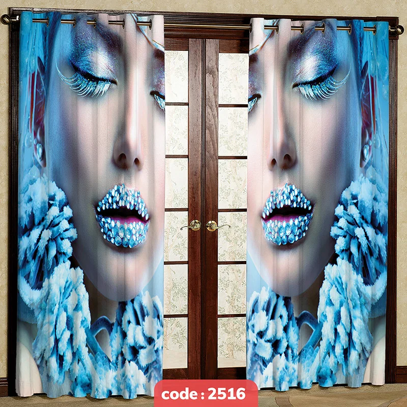 پرده پانچی تصویری مدل چهره کد S-2516