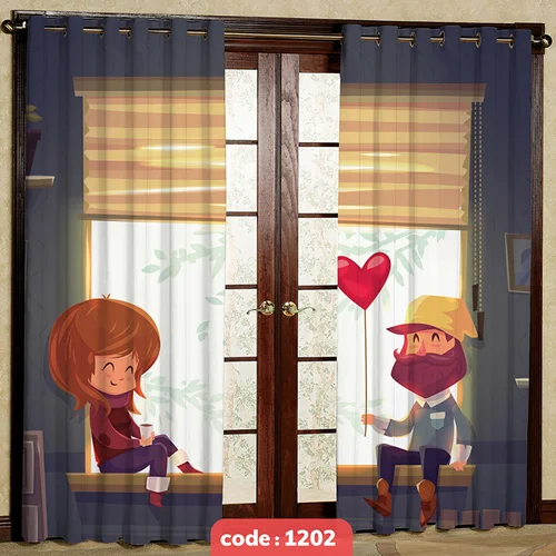 پرده پانچی اتاق کودک کد S-1202