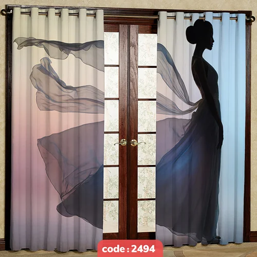 پرده پانچی تصویری مدل چهره کد S-2494