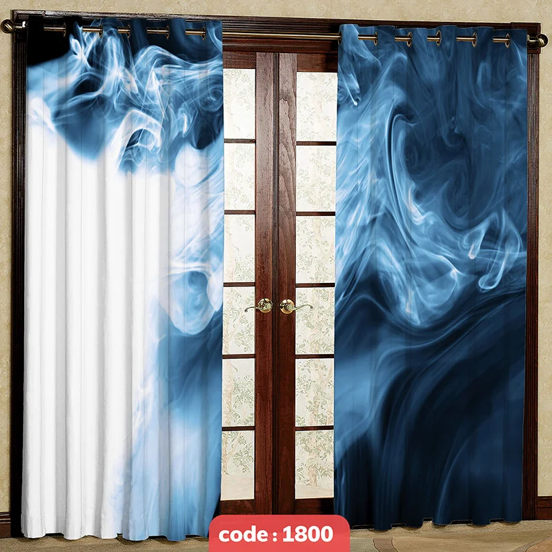 پرده پانچی تصویری مدل Smoke کد S-1800