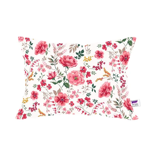 روبالشی طرح گل صورتی کد 40