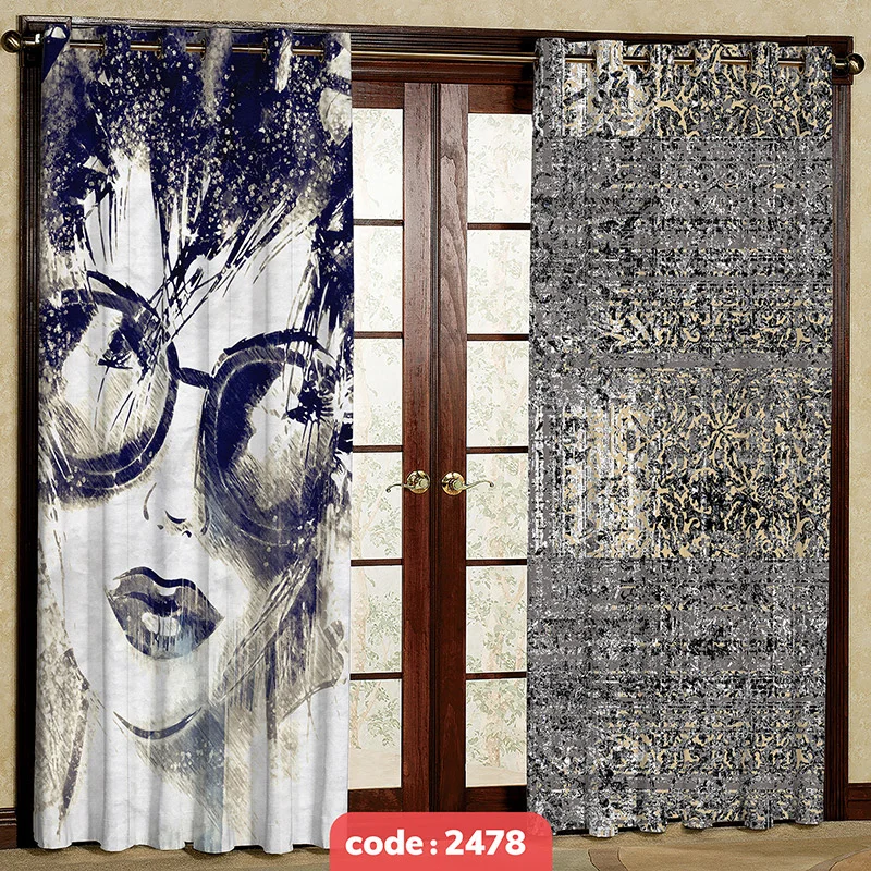 پرده پانچی تصویری مدل چهره کد S-2478