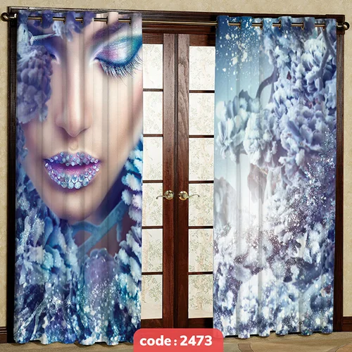 پرده پانچی تصویری مدل چهره کد S-2473