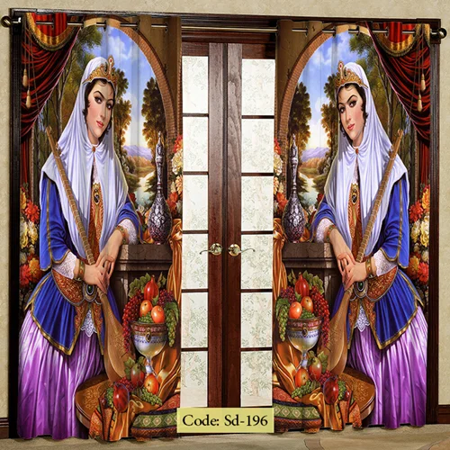 پرده پانچی مدل خاتون کد Sd-196