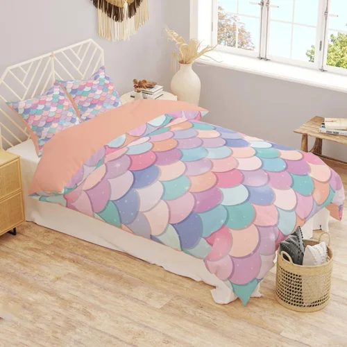 سرویس خواب تک نفره طرح رنگین کمان