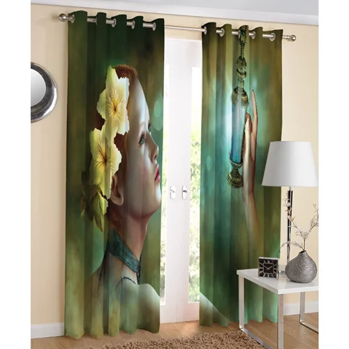 پرده پانچی طرح چهره کد Sd-248