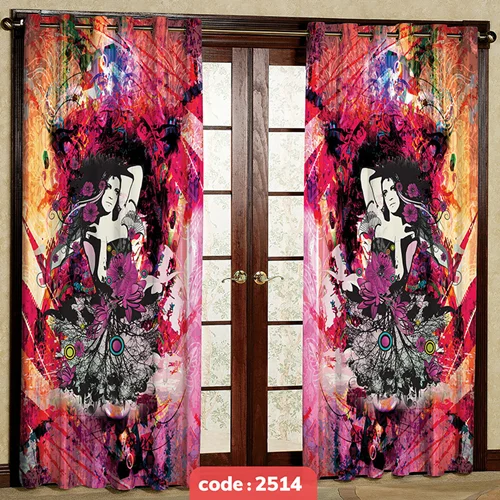 پرده پانچی تصویری مدل چهره کد S-2514