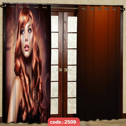 پرده پانچی تصویری مدل چهره کد S-2509