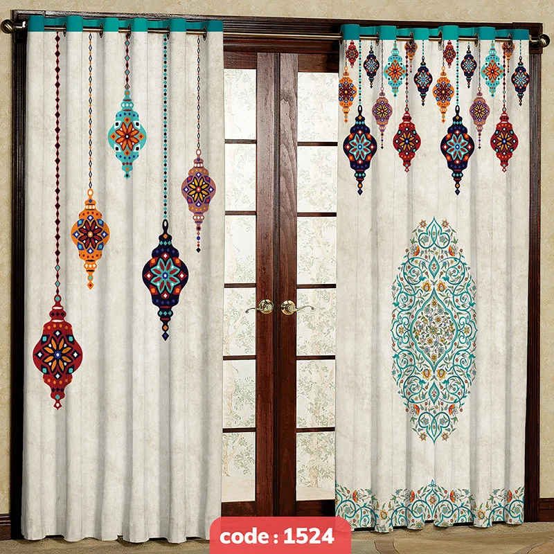 پرده پانچی سنتی کد S-1524