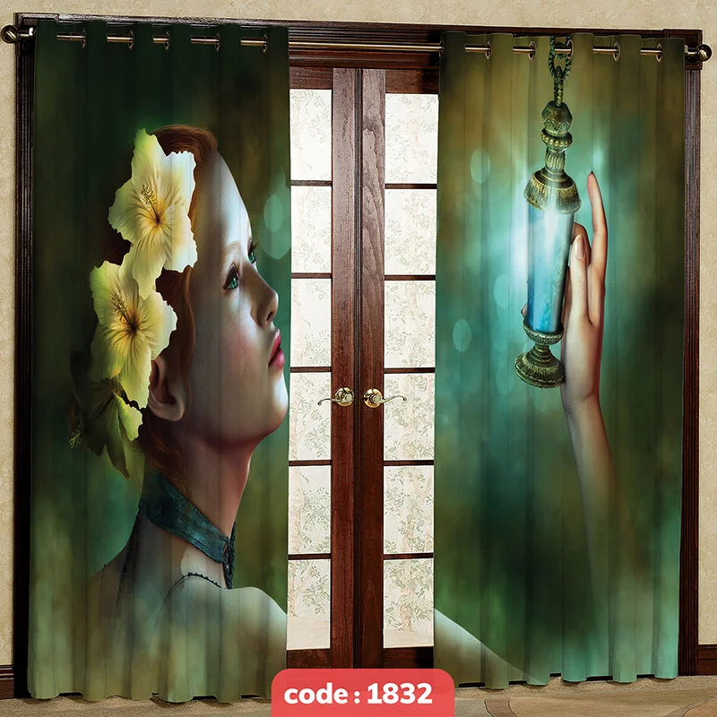 پرده پانچی تصویری کد S-1832