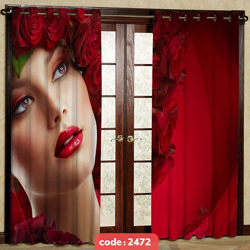 پرده پانچی تصویری مدل چهره کد S-2472