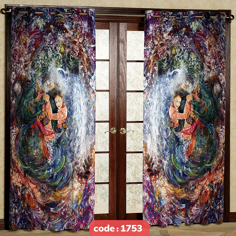 پرده پانچی تصویری کد S-1753