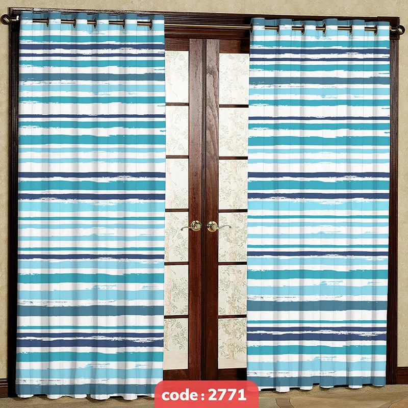 پرده پانچی تصویری مدرن کد S-2771