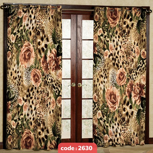 پرده پانچی تصویری مدرن کد S-2630
