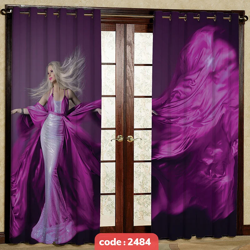 پرده پانچی تصویری مدل فیگور کد S-2484