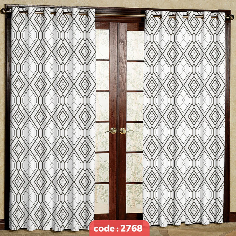 پرده پانچی تصویری مدرن کد S-2768