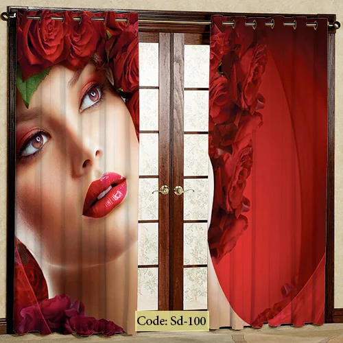 پرده پانچی طرح چهره مدل SD-100