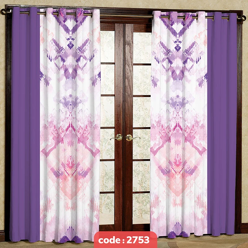 پرده پانچی تصویری مدرن کد S-2753