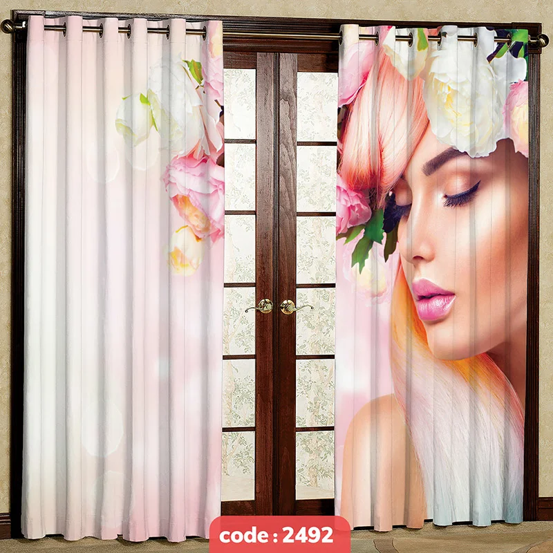 پرده پانچی تصویری مدل چهره کد S-2492