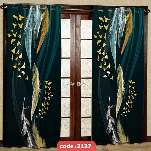پرده پانچی تصویری مدل پر کد S-2127