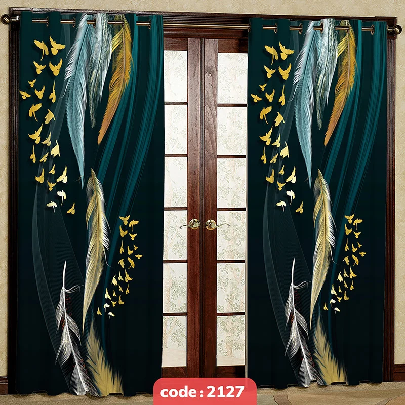 پرده پانچی تصویری مدل پر کد S-2127