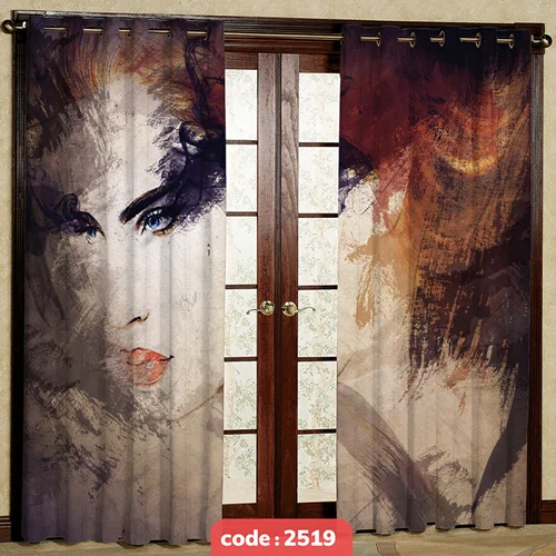 پرده پانچی تصویری مدل چهره کد S-2519