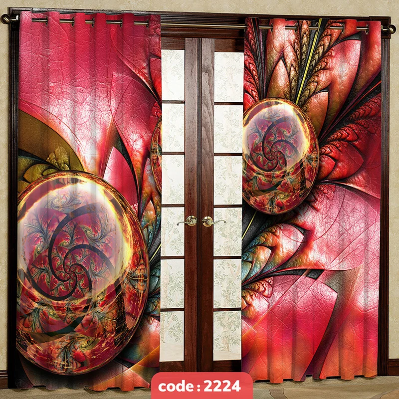 پرده پانچی تصویری مدل شبنم کد S-2224