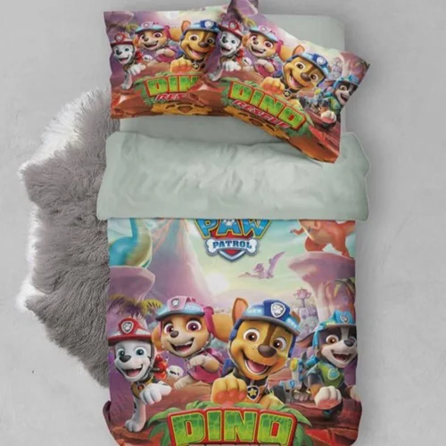 سرویس خواب تک نفره طرح سگ های نگهبان