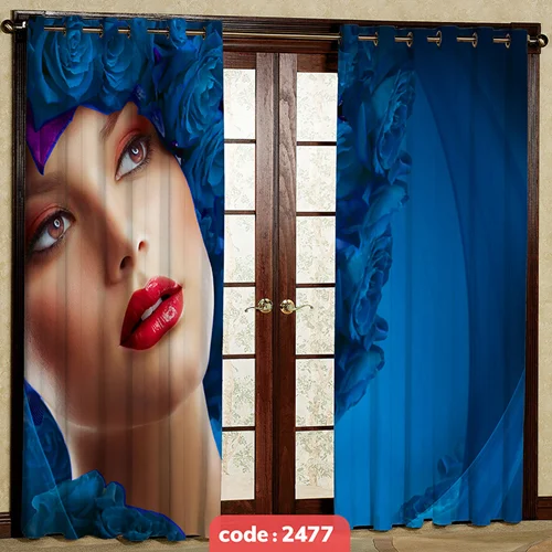 پرده پانچی تصویری مدل چهره کد S-2477
