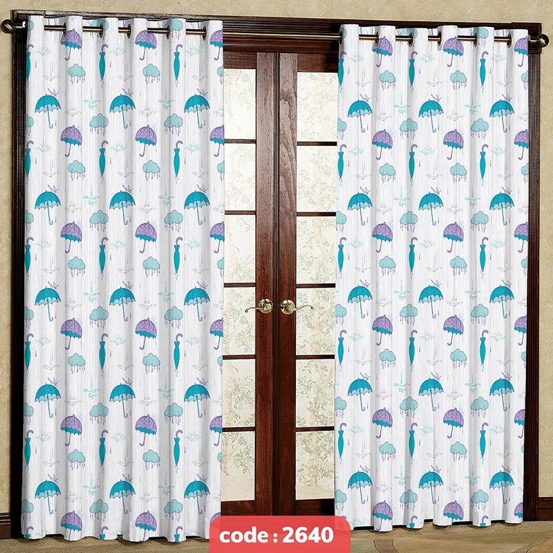 پرده پانچی تصویری طرح چتر کد S-2640