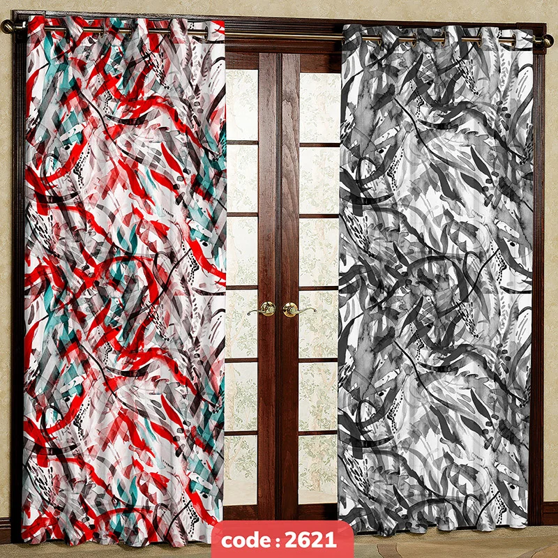 پرده پانچی تصویری مدرن کد S-2621