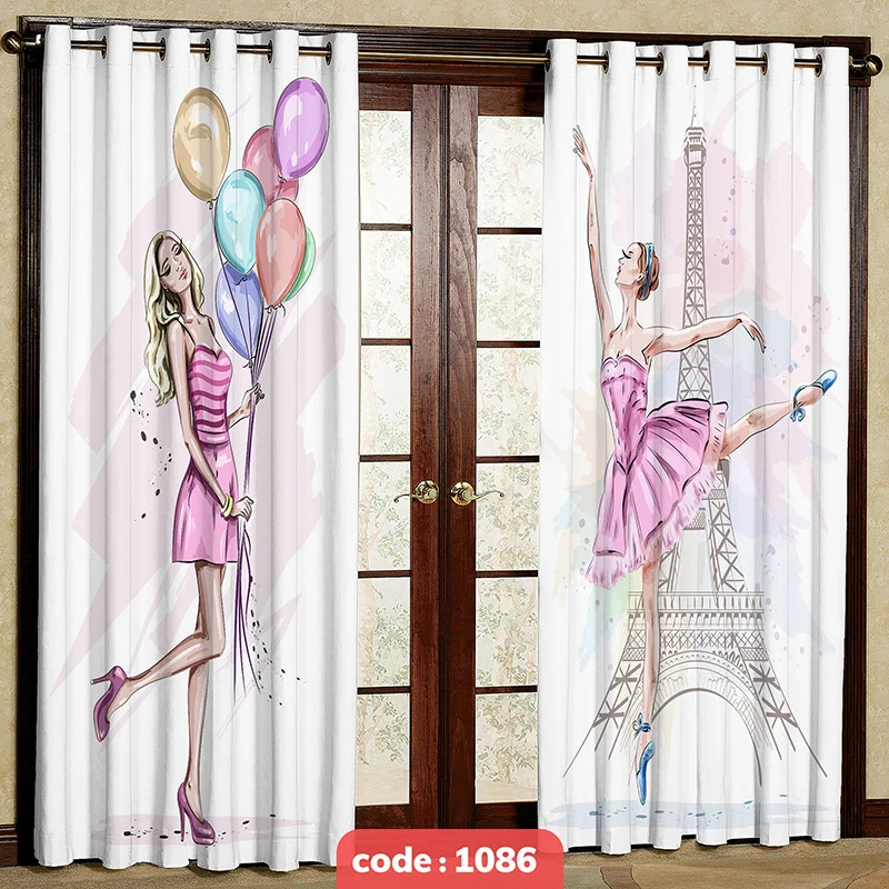 پرده پانچی اتاق کودک کد S-1086