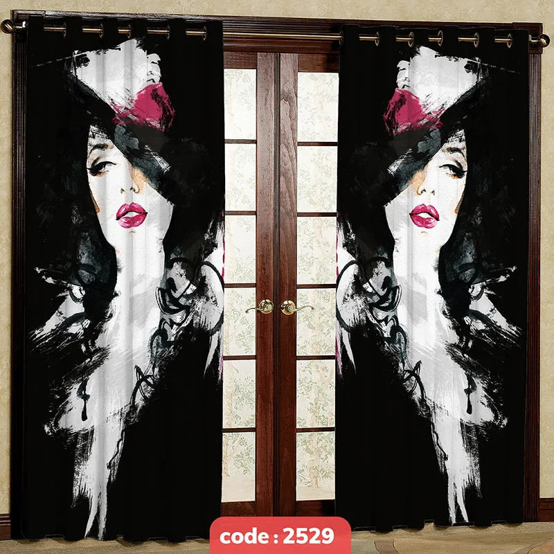 پرده پانچی تصویری مدل چهره کد S-2529