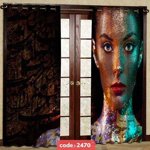 پرده پانچی تصویری مدل چهره کد S-2470