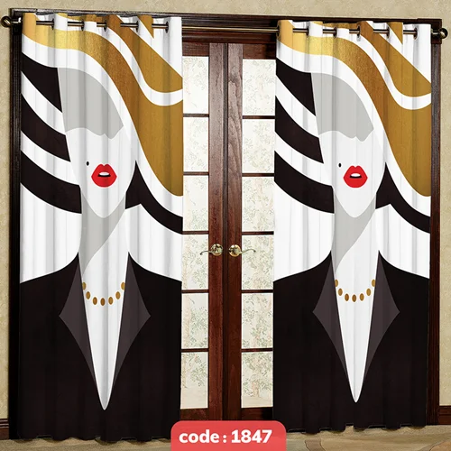 پرده پانچی تصویری کد S-1847