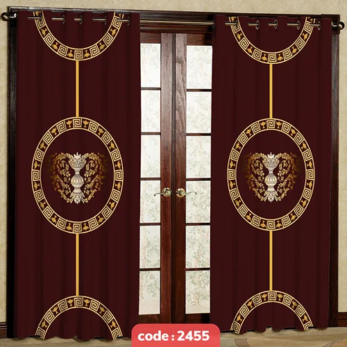 پرده پانچی تصویری مدل حلقه کد S-2455