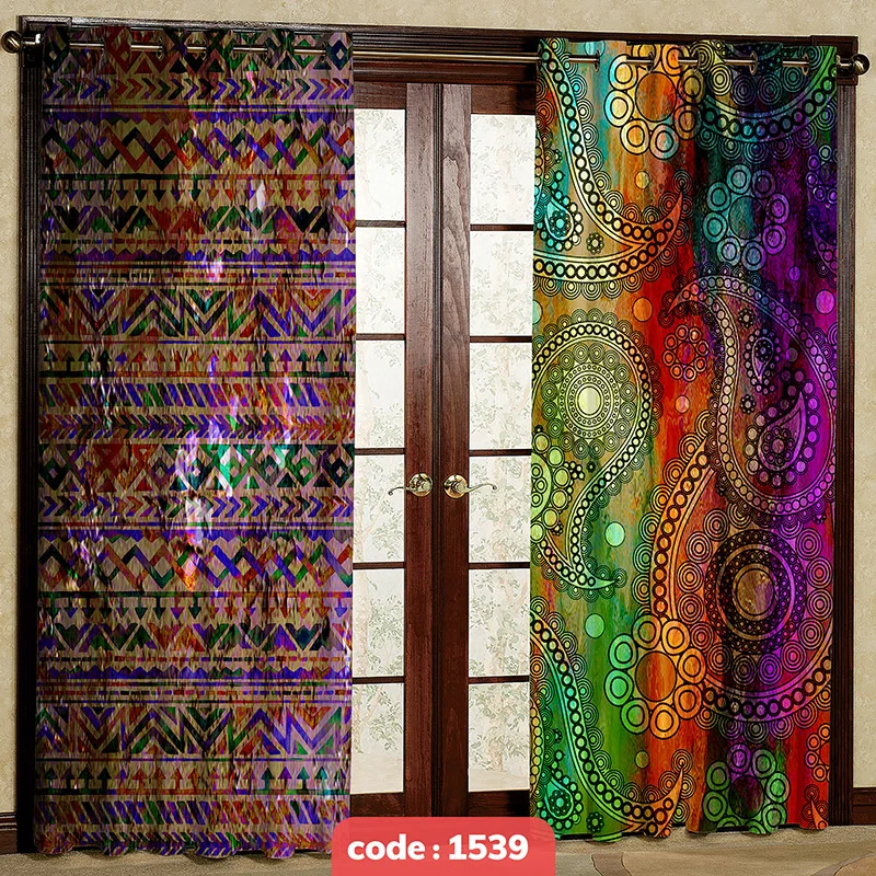 پرده پانچی سنتی کد S-1539