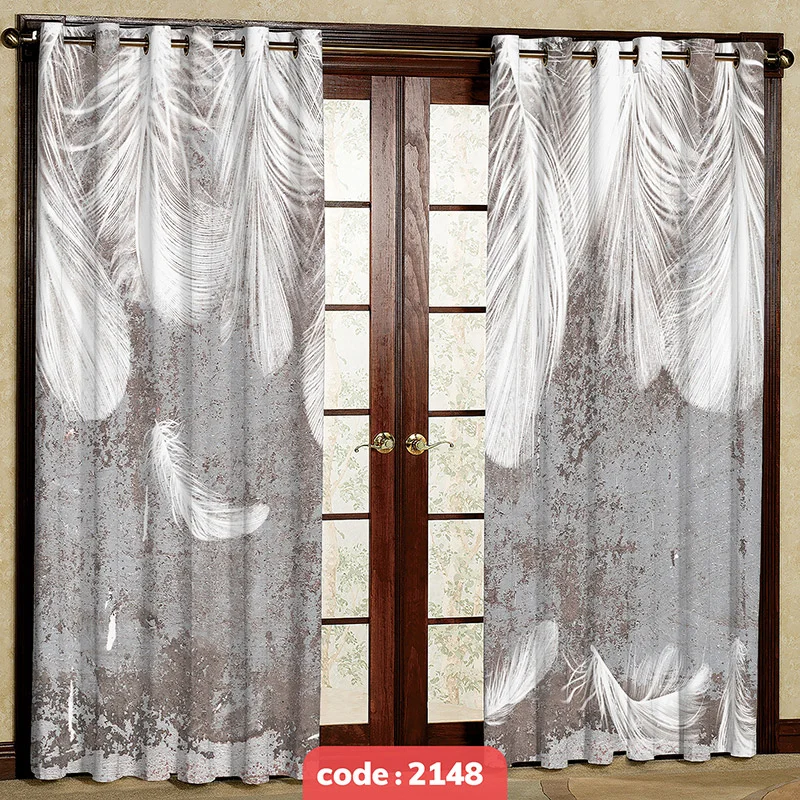 پرده پانچی تصویری مدل پر کد S-2148