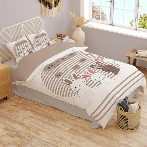 سرویس خواب تک نفره طرح HAVE A NICE DAY