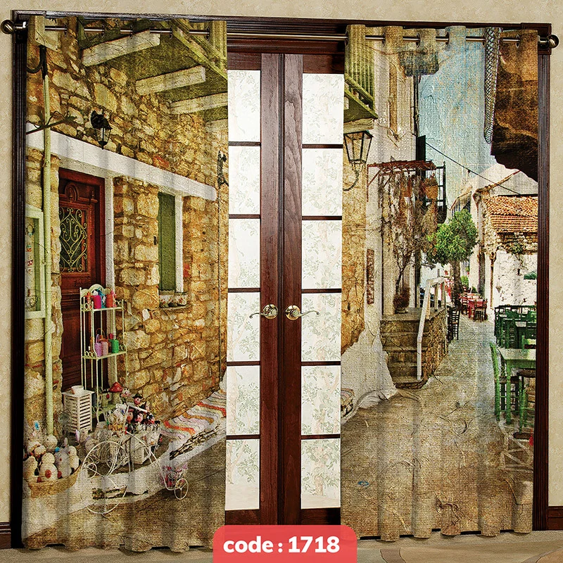 پرده پانچی تصویری کد S-1718