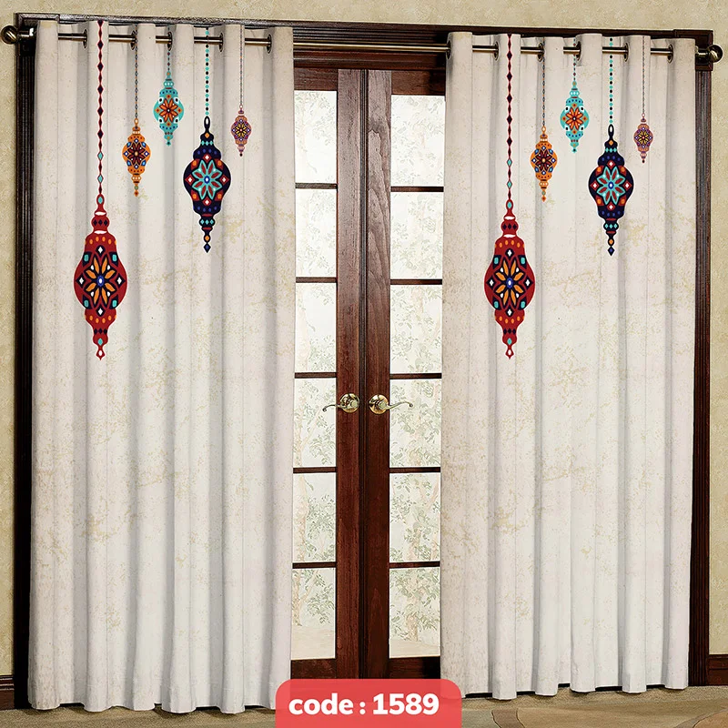 پرده پانچی سنتی کد S-1589