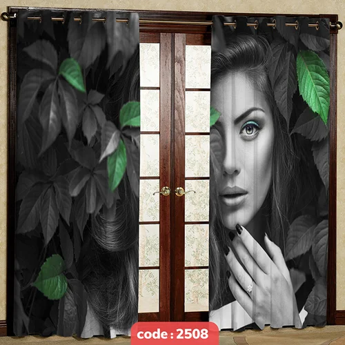 پرده پانچی تصویری مدل چهره کد S-2508